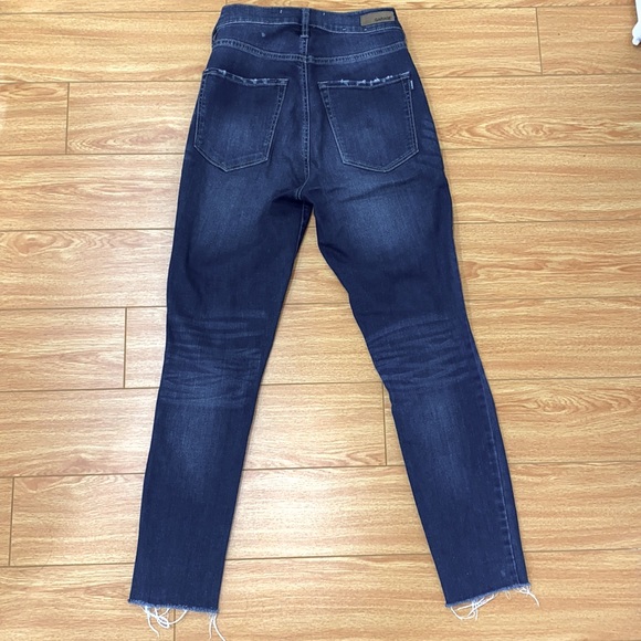 Dark Blue High Rise Garage Jeans - Picture 3 of 4